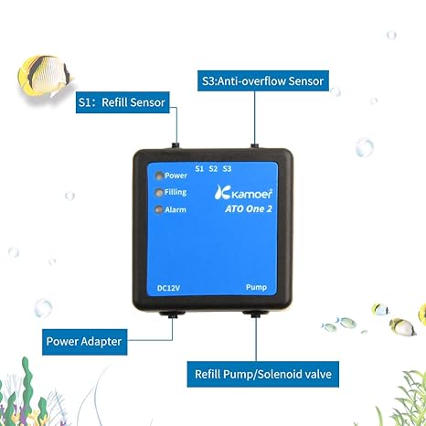 Kamoer New ATO One 2 SE Smart auto top Off System Silent Water Replenisher Water Level Controller for Fish Tank Water Tank Aquarium